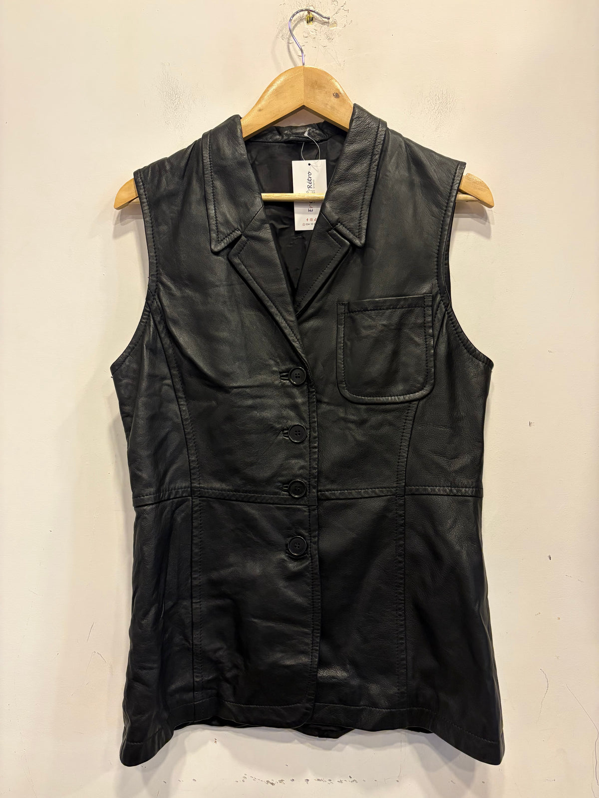 Genuine leather Gilet