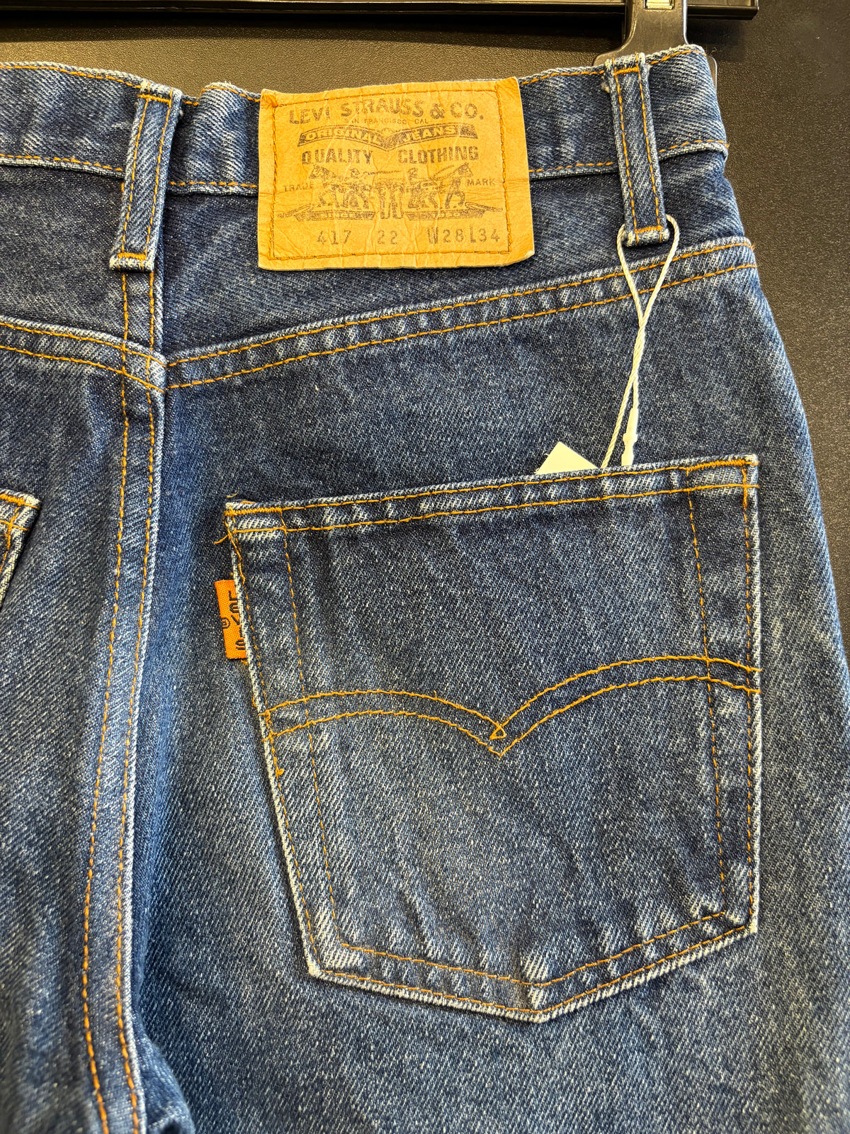 Levi’s Orange tab 417 flare